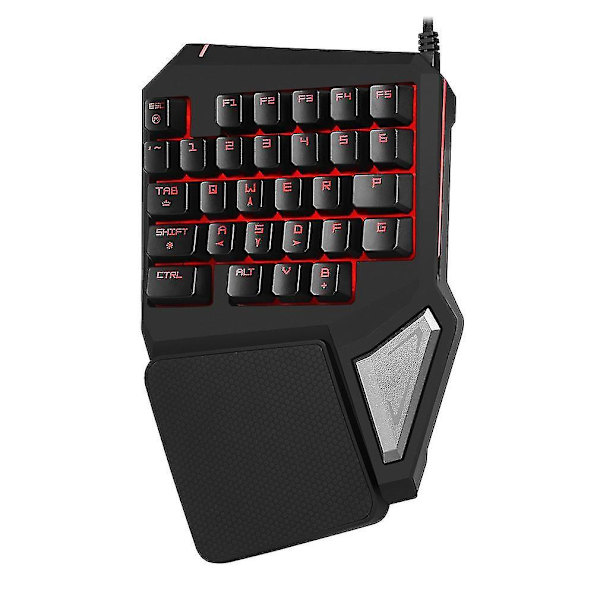 Delux T9 Pro Speltangentbord med 7-färgad LED-bakgrundsbelysning