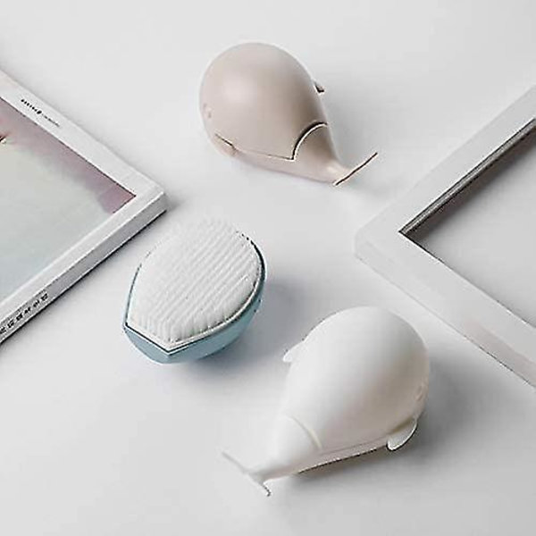 Silikon Diskborste 3-pack Kreativ Liten Val Diskborste, Nagelborste