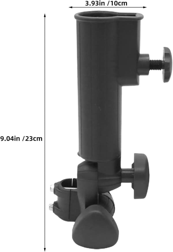 2 stk. justerbar golfvogn paraplyholder klemmeholder, paraplydækmontering