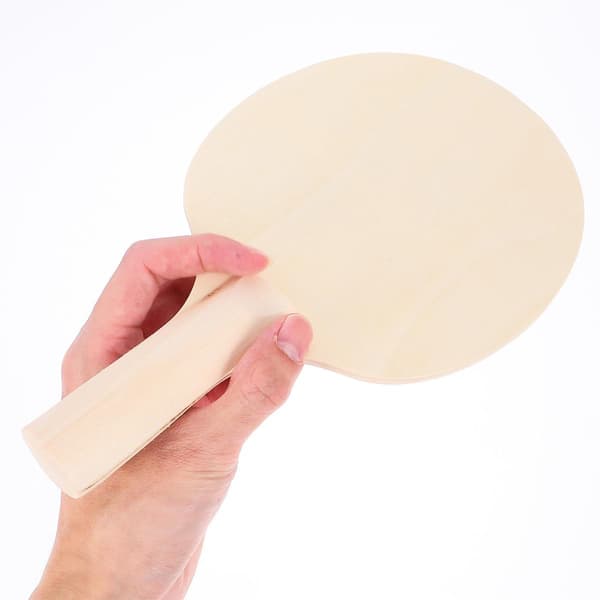 4 par DIY umalede bordtennisbat-emner Træketsæt til håndværk og maling