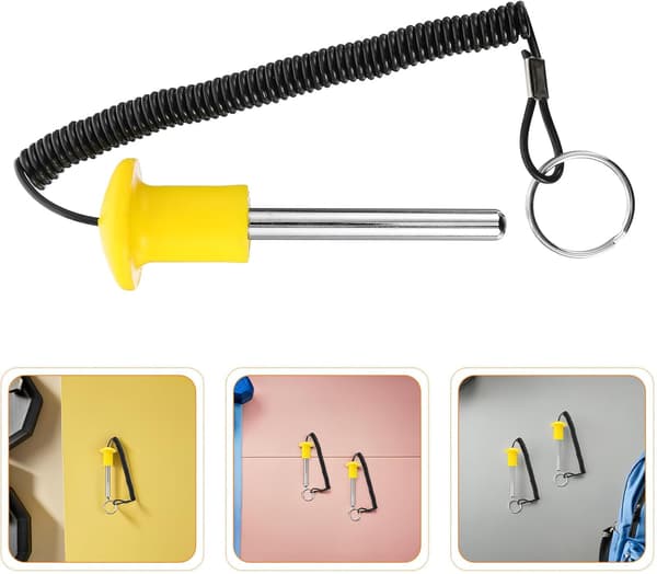 2-pack kraftiga magnetiska viktstapelstift med snabbkoppling ergonomiskt greppmaskinstift
