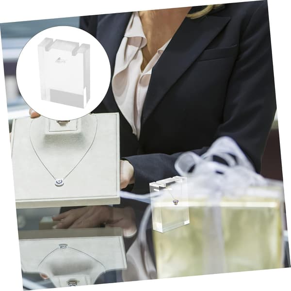 Akryl smyckesställ för halsband och accessoarer Robust hållare