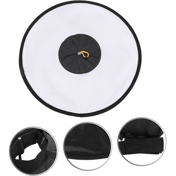 Justerbar Blitsreflektor Softbox Diffuser for Kamerabelysning 45cm