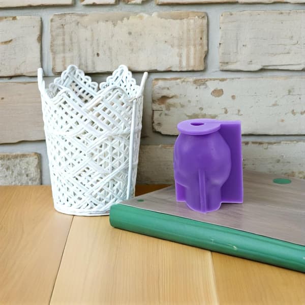 Hjerteformet silikonform Valentinsdag DIY håndverk stearinlysform for feriedekorasjon