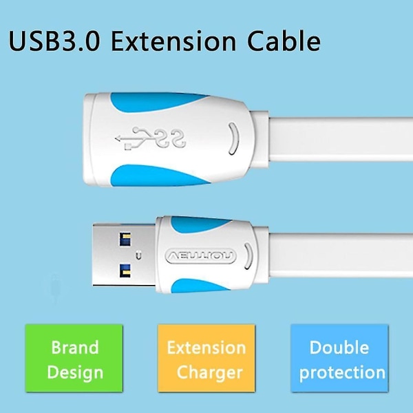 Vention A52 USB 3.0 M/F laajennusdatan synkronointijohdon sovitin