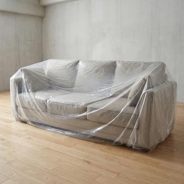 Plastikk Sofatrekk 360x135cm Vanntett Robust Møbelplasttrekk