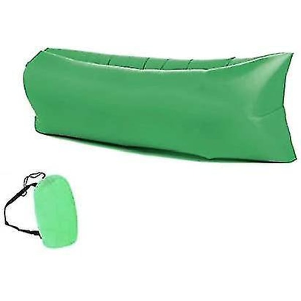 Oppblåsbar Lounger Sofa Utendørs Foldbar Luftmadrass Reise
