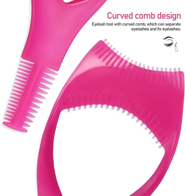 9 stk. øjenvippekort Mascara Shield Applikatorværktøjer Øjenvippekam Makeupforsyning til forlængelseshjælp