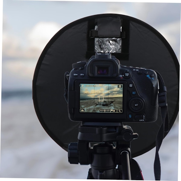 Diffuser for videolys, bærbar ringblits-diffuser sokk 45cm