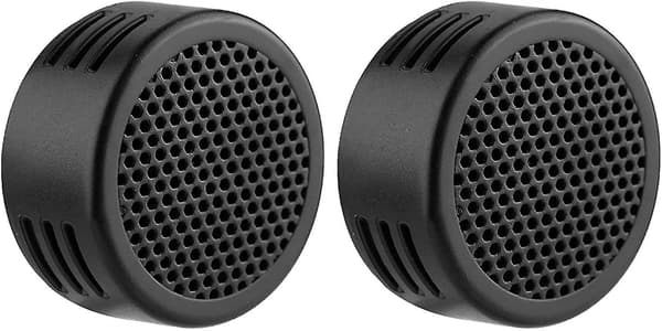 Bils højttaler Audio Mini Bils højttaler Audio Diskanthøjttaler (sort) (2 stk)