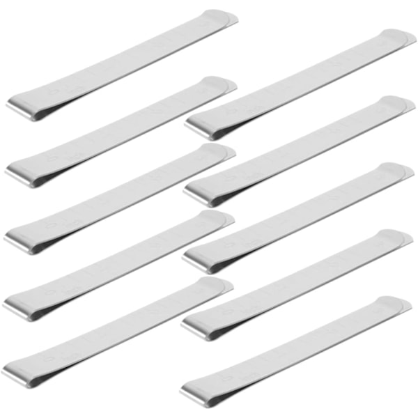 20 stk. Maskintilbehør Stabiliseringsklips i rustfritt stål for Marshmallow-maskiner