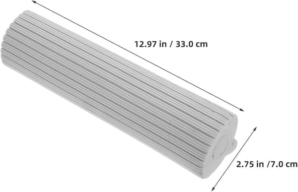2 stk. absorberende svampmopphode-påfyll 33 cm rullende mopp-erstatning