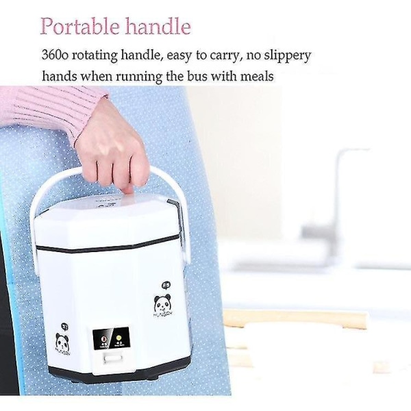 1,2l Mini elektrisk riskokare Uppvärmning av matångkokare.