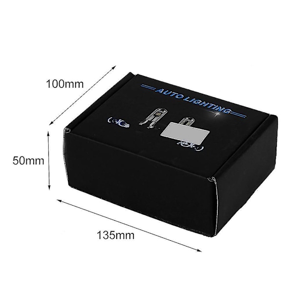 Night Eye 80W LED Tåkelys Baklys Bil DRL Hodelykt 6000K