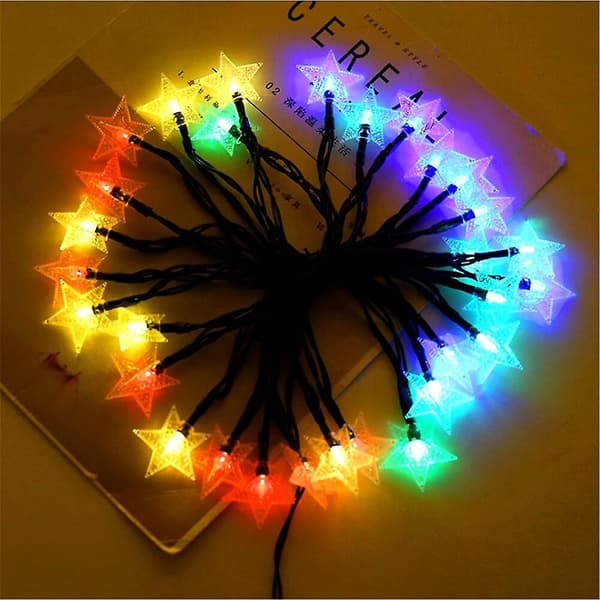 Ramadan Eid Udendørs Solcellelysstreng 12m 100leds