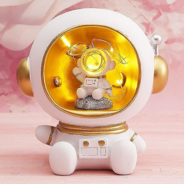 Astronaut Spargris med Månelys Piggy Bank Sparboks