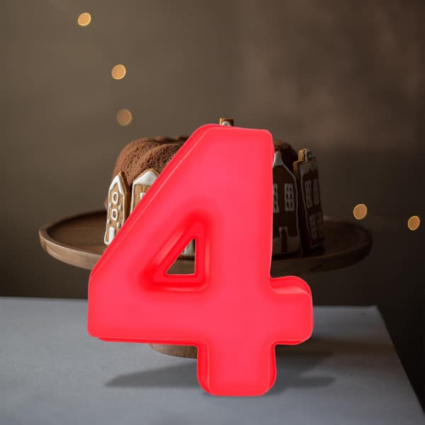 10 tommer nummer silikoneform bageforme stor 3D kreativt design silikonekage