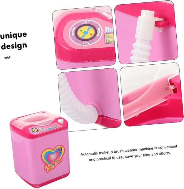 Makeup Puff Cleaner Maskine Automatisk Makeup Børste Renseapparat