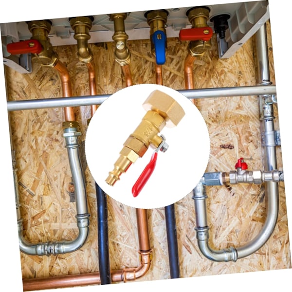 Udblæsningskobling Adapter Slangekoblinger Hurtigudløsning til Sprinklersystemer Anti-deformation