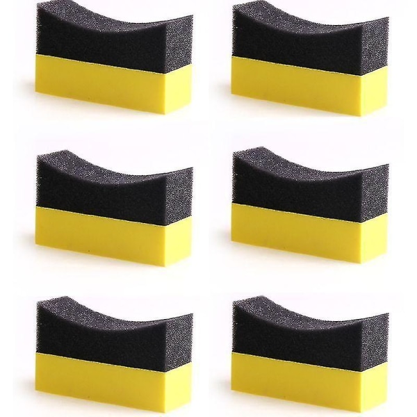 Applikatorkuddar för däckkonturförband (6st, gul och svart)
