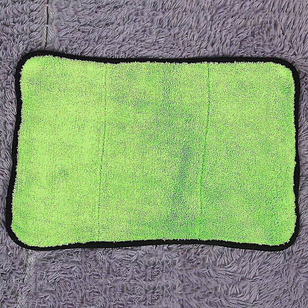 40x29cm Tyk Pludset Mikrofiber Bilrengøringsklud Håndklæde