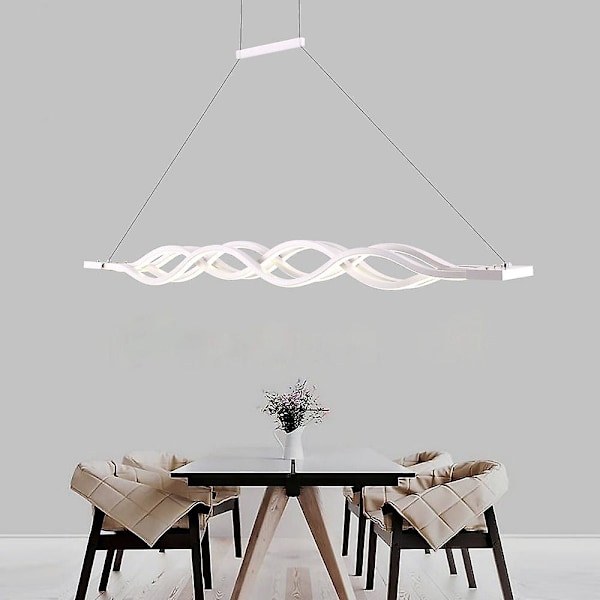 4-lys 100cm Mini LED Hengelampe Metall Akryl Moderne