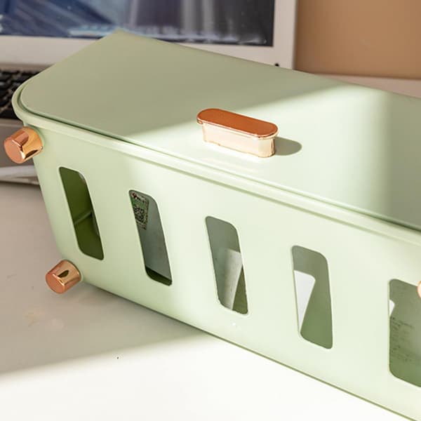 Bordledning Organizer Kabelhåndteringsboks Stor Kapasitet Oppbevaring PP Materiale Moderne