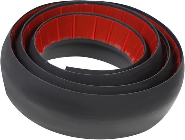 Gulvovergangsliste Selvklæbende Fleksibel PVC Kantliste Sort 5mm