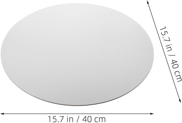 4 st 40 cm runda målardukar för målning Cirkulära spända dukpaneler