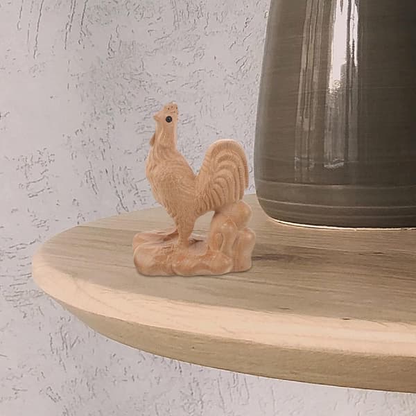 Kyllingpynt Elegant Dyrestatue Håndverk Dekor Liten Dyrepynt Kyllingdekor
