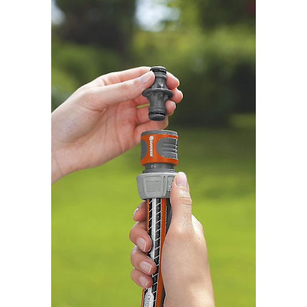 Kobling: Tilkoblingsplass for sikker slangetilkobling, tilkobling av to slanger fra 19 mm (3/4) til 13 mm (1/2) (2931-20)