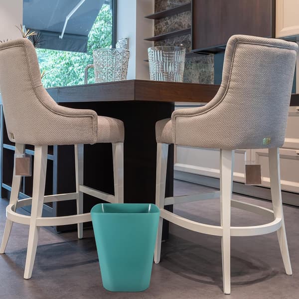 Rektangulær søppelbøtte i plast for kjøkken og kontor med solid struktur og brukervennlig design