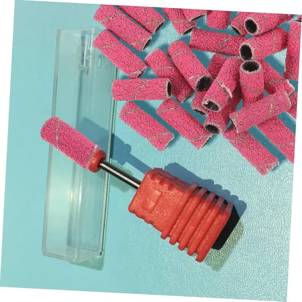50 stk. Mini Slibebånd Manicure Neglebufferblok Professionelle Neglebor Shiner Bufferblok