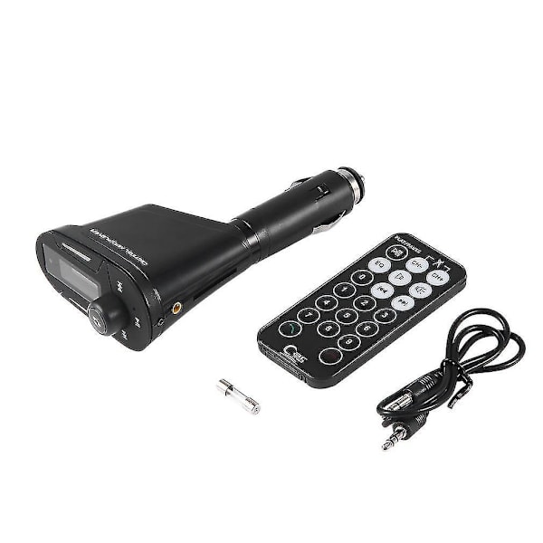 LCD-autokit Bluetooth MP3-soitin FM-lähetin USB