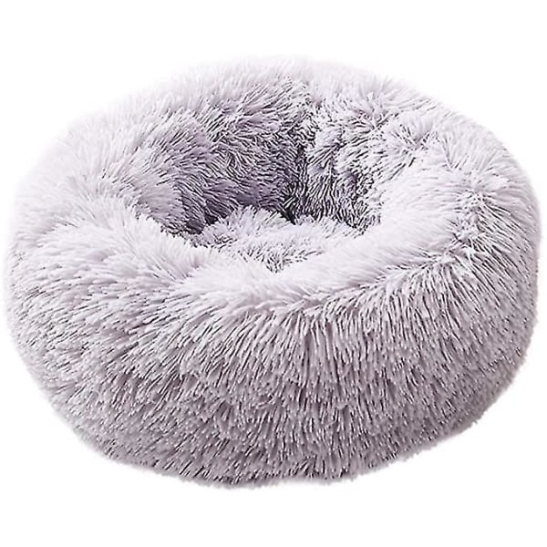 Lyxig Fluffig Djursäng Stor Katter Hundar Rund Cuddler Kudde