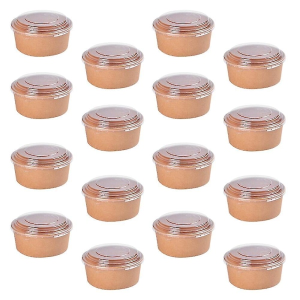 20 st Papperskoppar Engångs Kraftpapper Party Favor 16oz