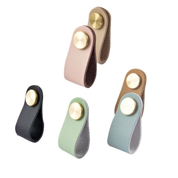 Skabsgreb til Garderobe, Små Skabsgreb, Knapper og Håndtag til Kommode, Skuffegreb Light Green
