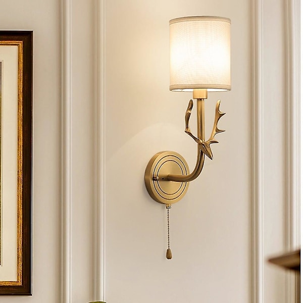 Seinävalaisin Antiikki Sconces Nordic Kangas Hirvenpää Valo