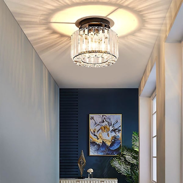 22cm Taklamper Led Krystall Gangen Metall Moderne 220-240v
