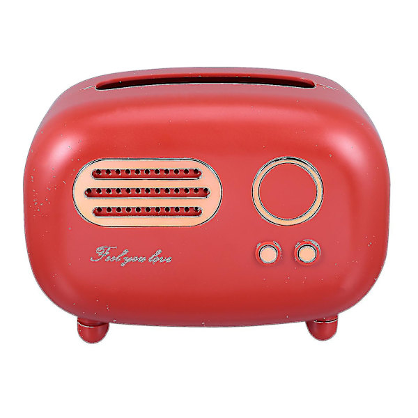 Retro Radio Model Vævsæske Servietæske Praktisk Mode Skrivebords Papirholder