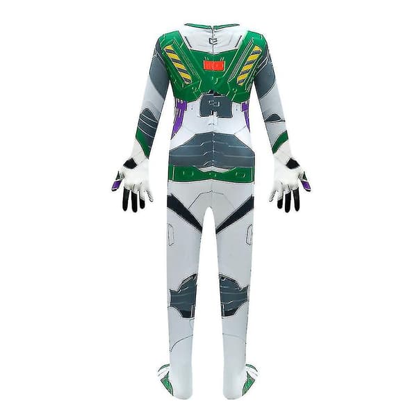 Buzz Lightyear Kostym Jumpsuit + Mask Set för Barn 5-9 År 6-7 Years