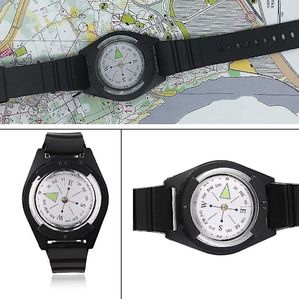 Taktisk handledskompass Militär Utomhusöverlevnad Armband