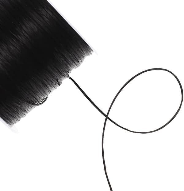 4 ruller med elastisk smykkestreng for DIY-bruk, gummibåndmateriale med assorterte farger