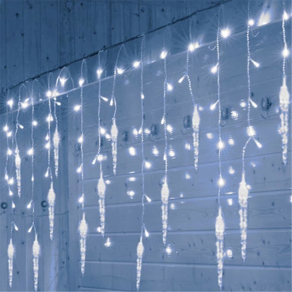 3,5m 96led Lysstreng 24 Sagging Ice Cone Icicle Lights Jul