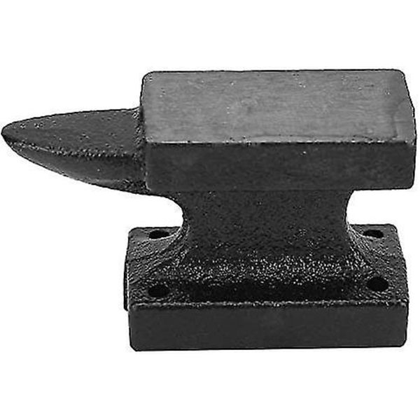 Bærbar Ambolt Solid og Slitesterk Mini Støpejerns Ambolt Smed Ambolt Stabil Benk (svart) (1 stk)