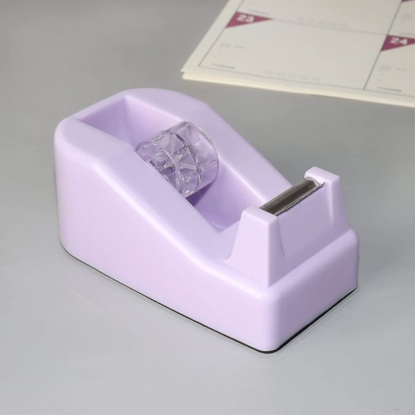 Desktop Tape Dispenser Sklisikker tape Roll Dispenser Holder for skrivebordsrekvisita