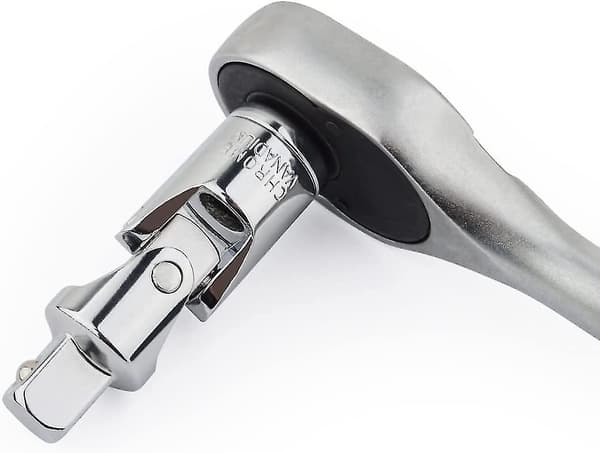 Impact Universal Led-Set med Svängbar Drivadapter Reducer Cr-v Stål Silver Krom