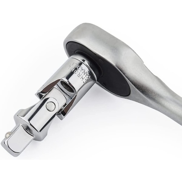 Impact Universal Leddstikkontaktsett Svingbar Drivadapter Reduserer Cr-v Stål Sølv Krom