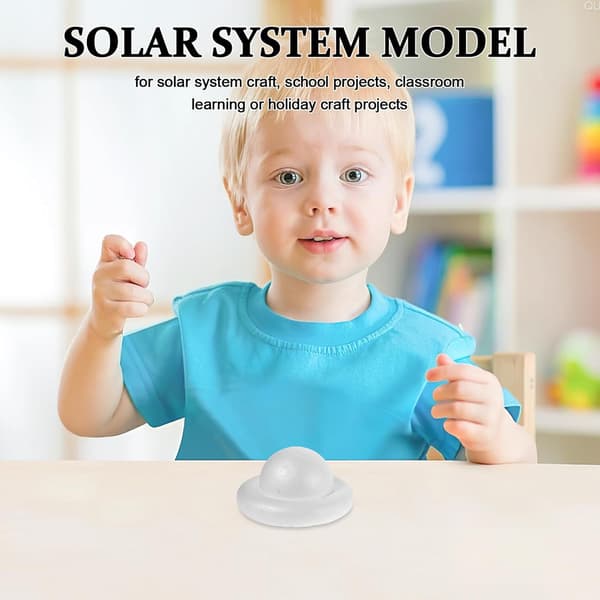 9 stk. Solsystem Skumkugler Sæt 7,6 cm 10,6 cm 14 cm DIY Galakse Model Kit