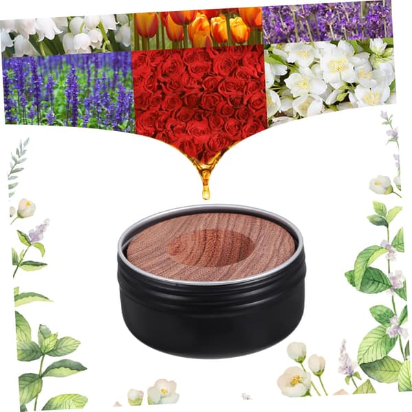 2 stk. eteriske oljediffusere i tre, naturlige diffusere for hjemmeduft aromaterapi